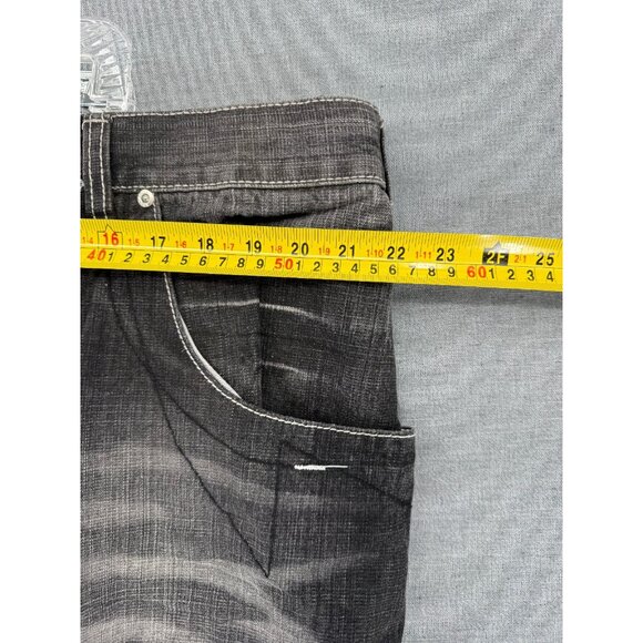 X-Clusive by South Pole Baggy Y2K Jeans Mens 48x28 Hip Hop Streetwear Fade - Picture 7 of 10